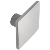 Knopf Lugus Breite 32 mm, Tiefe 24 mm, ZN verchromt poliert