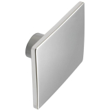 Knopf Lugus Breite 50 mm, Tiefe 25 mm, ZN verchromt poliert