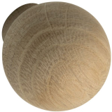 Knopf Olwen � 35 mm, Tiefe 38 mm, Eiche roh