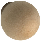 Knopf Olwen � 30 mm, Tiefe 34 mm, Eiche roh