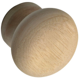 Knopf Hemera  35 mm, Tiefe 28 mm, Kiefer roh