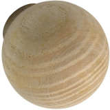 Knopf Olwen � 30 mm, Tiefe 34 mm, Eiche roh