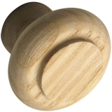 Knopf Hylas � 40 mm, Tiefe 25 mm, Kiefer roh