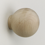 Knopf Olwen � 30 mm, Tiefe 34 mm, Eiche roh