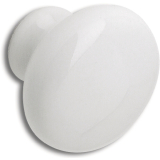 Knopf Pandora � 32 mm, Tiefe 26 mm, Porzellan wei�