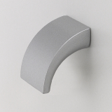 Knopf Terra Breite 30 mm, Tiefe 25 mm, ZN alufarbig