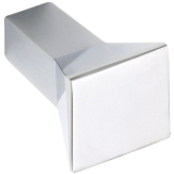 Knopf Flora Breite 15 mm, Tiefe 24 mm, ZN verchromt poliert