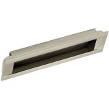 Muschelgriff Cian LA 160 mm, Breite 180 mm, ZN alufarbig