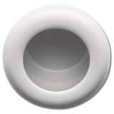 Muschelgriff HEWI 538.75 ML � 75 mm, Einlass � 70 mm, Polyamid reinwei�