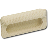 Muschelgriff Horkos Breite 107 mm, H�he 50 mm, Fichte roh