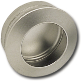 Muschelgriff Zaran � 60 mm, Einlass � 56 mm, ZN alufarbig