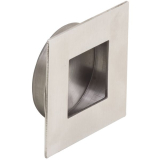 SOLIDO Muschelgriff Eros Breite 50 mm, Einlass � 40 mm, Edelstahl geb�rstet