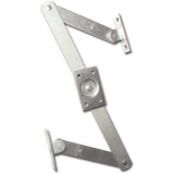 Oberlicht-Z-Schere, Angriffarm 120 mm, Mittelstck 240 mm, Stahl verzinkt