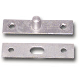 Oberlicht-Steckzapfen  6 mm, Stahl verzinkt