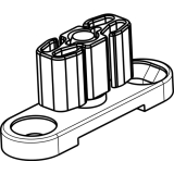 HAWA-Ordena 70/P Einfach-Bodenf�hrung Holzt�r, spielfrei