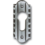 SCHSSWENDER Zylinderrosette PZ, oval, 28 x 70 mm, Stahl verzinkt patiniert