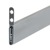 Trdichter PLANET US-RD, 1210 x 8 x 30 mm, einseitig, Aluminium natur