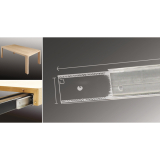 Ausziehtischfhrung FRONTSLIDE, ohne Bremse, Lnge 1500, Tragkraft 90kg