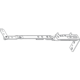 ROTO NT Designo 2 Axerarm 500, FT30, FFB 801-1400 mm, links (570076)