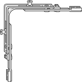 ROTO NT Eckumlenkung 2V, RC3 (260274)