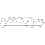 ROTO NT Kantenriegel, gegenberliegende Beschlagsnut (305638)