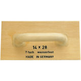 STUBAI Holz Reibbrett 480 x 240 mm 7-fach verleimt, wasserfest