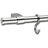 Relingrohr-Set, Lnge 896 mm, Stahl Edelstahl Effekt