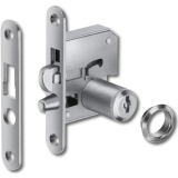 HEKNA 518 Zylinder-Rollladen-Einsteckschloss nach unten, Zamak