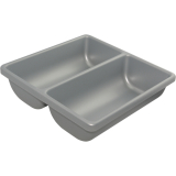 Einlegeschale Scoop II 180 x 50 x 180 mm, KS silberfarbig