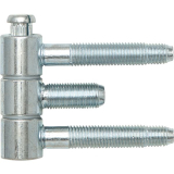 Stahlzargenband 3-tlg. f. gef�lzte Holzt�ren, Band 16 x 46,7 mm, Stahl verzinkt