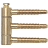 Steckband 3-tlg. f. geflzte Holztren,  18 mm, Hhe 61 mm, Stahl vermessingt