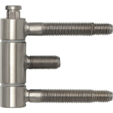 Stahlzargenband 3-tlg. f. geflzte Holztren, Band 18 x 61 mm, Edelstahl