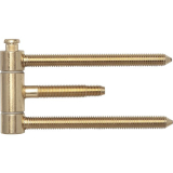 Steckband dreiteilig, 18 mm, brandschutztauglich, Stahl vermessingt