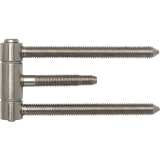 Steckband 3-tlg. 18 mm, brandschutztauglich, m. Aushngesich. Stahl vernickelt