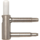 Trband Rahmenteil verstellbar, wartungsfrei, Band  15 mm, Stahl vernickelt