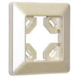 Rahmen fr SL-Controller Funk, L:80mm B:80mm, H:10mm vernickelt matt