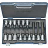 GEDORE Schraubendreher-Einsatz-Satz IN19LKM 1/2\"vierkant 15-teilig