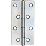 Scharnier DIN 7954 A schmal Rollen  7 mm, 80 x 41 mm, Stahl verzinkt