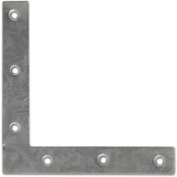 Scheinhaken zum Einlassen, eckig, GR. 4, 100 x 100 x 16 x 1,0 mm,Stahl verzinkt