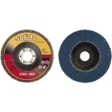 SOLIDO Schleiflamellenteller Zirkonkorund  115 mm Korn 80