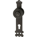 SCH�RGHOFER Haust�r-Knopflangschild, PZ88, Stahl geschw. gewachst