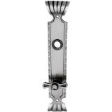 SCHSSWENDER LS TYROL - WC90 mm, Stahl verzinkt schwarz lackiert