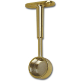 Schrankrohrlager Rund 2-f�r Schrankrohr geschlossen � 25 mm, Zamak verchromt