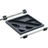HETTICH SYSTEMA TOP 2000 Schreibmaterial-Auszug Set, EB 380 mm, schwarz