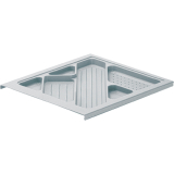 HETTICH SYSTEMA TOP 2000 Schreibmaterial-Auszug 392 mm; H�he 25 mm, Alu-Finish