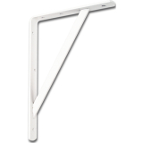 Konsole Schwerlast - Steg, Hhe 395 mm, Tiefe 200 mm, wei lackiert