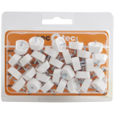 SECOTEC Bodentrger abgeflacht 15mm zum Nageln wei SB-60 BL5