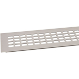 SECOTEC Lftungsgitter Aluminium Titan/Edelstahl Effekt 80X800 mm SB-1