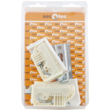 SECOTEC Schrankaufhnger-Set verstellbar Kunststoff wei SB-1 GT BL12
