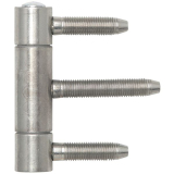 Einbohrband 3-tlg. BAKA C 1-20 WF mit Stiftsicherung, 20 mm, Stahl verzinkt